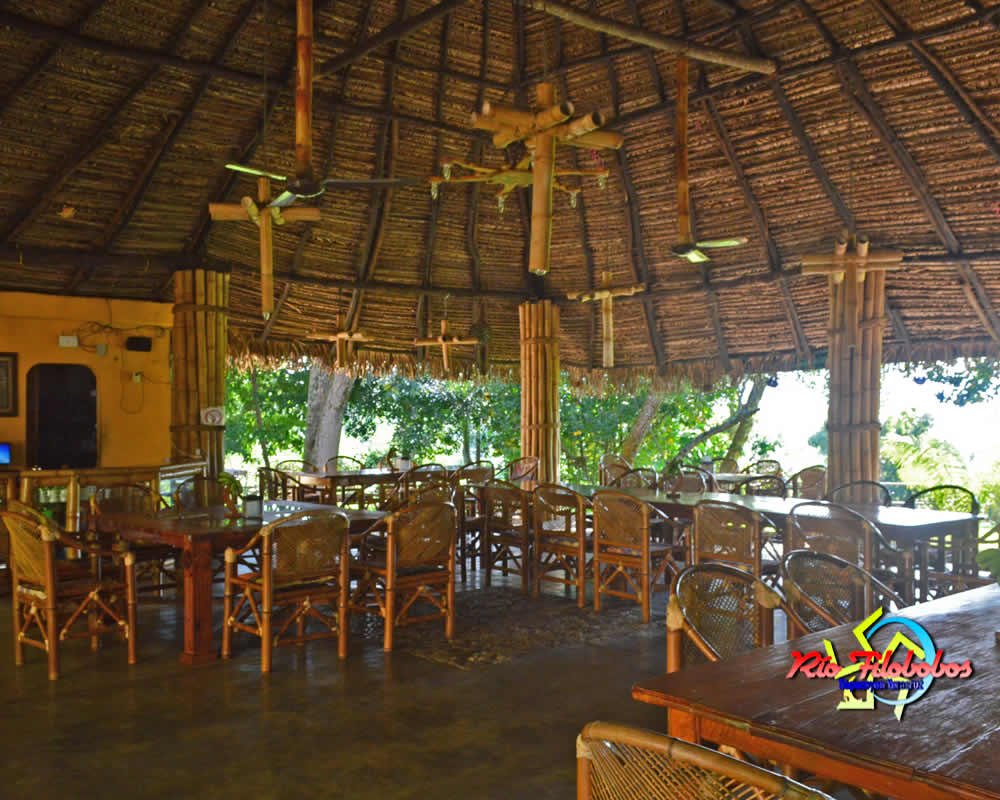 Palapa del campamento del río Filobobos Veracruz