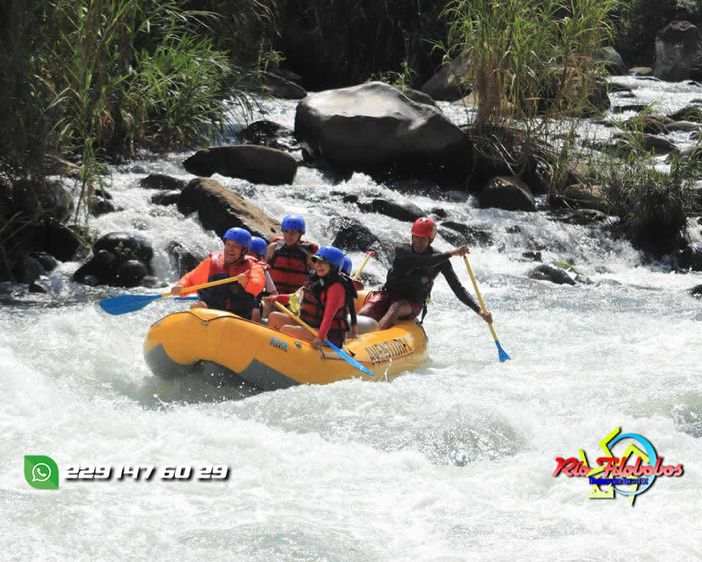 Descenso y rafting en el río Filobobos ubicado en Tlapacoyan, Veracruz